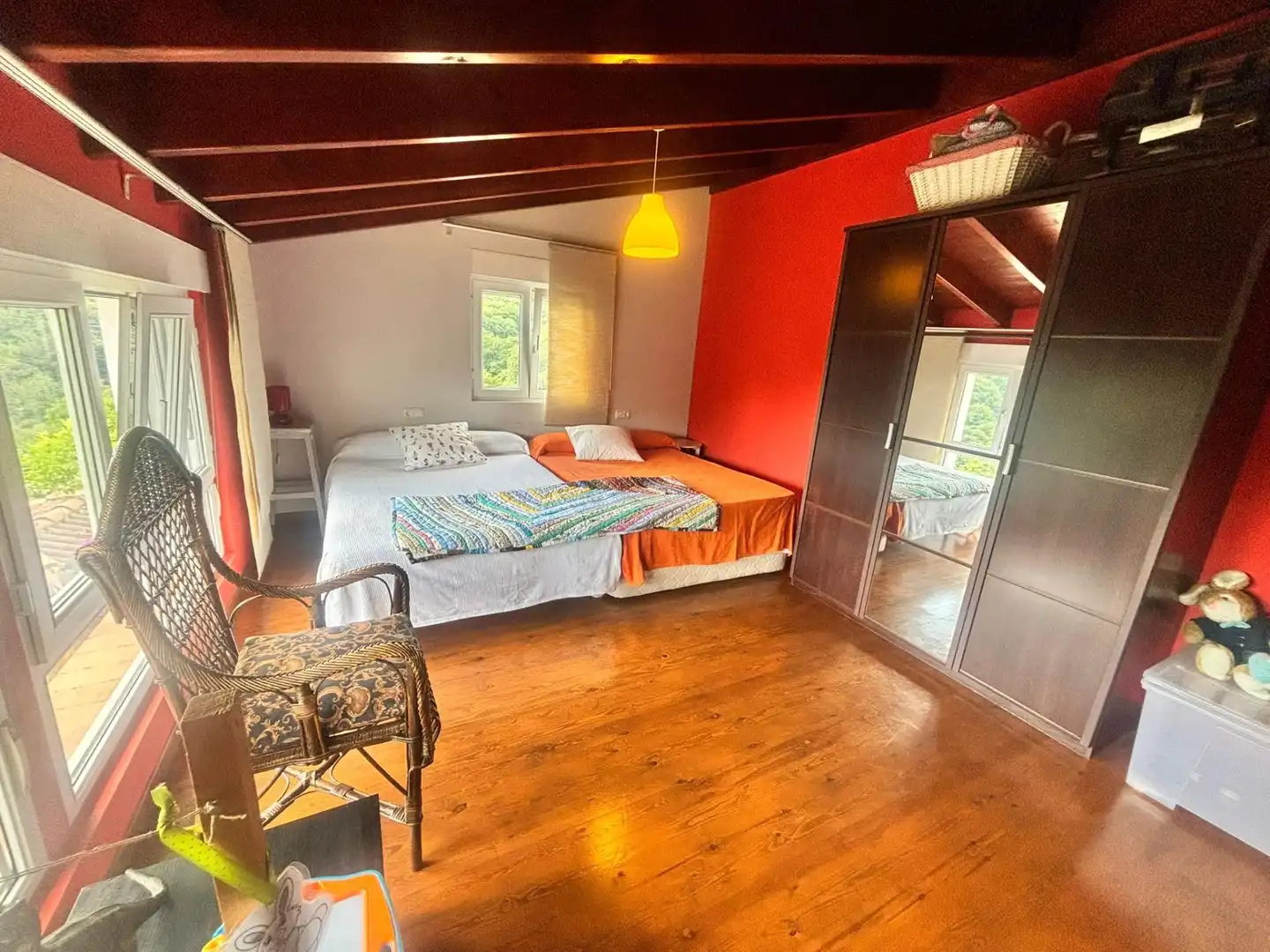 Bedroom of Houses for sale in Langreo  with Heating, Private garden and Terrace