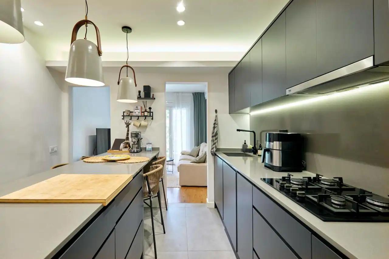 Cuina de Apartament en venda en Barcelona amb Aire condicionat, Calefacció i Parquet