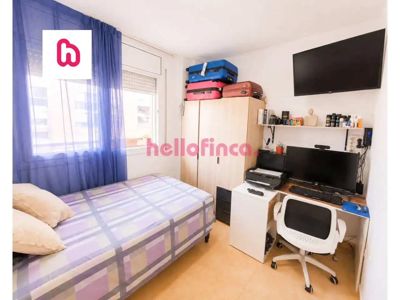 Schlafzimmer von Wohnung zum Verkauf in Sant Celoni mit Klimaanlage, Heizung und Balkon