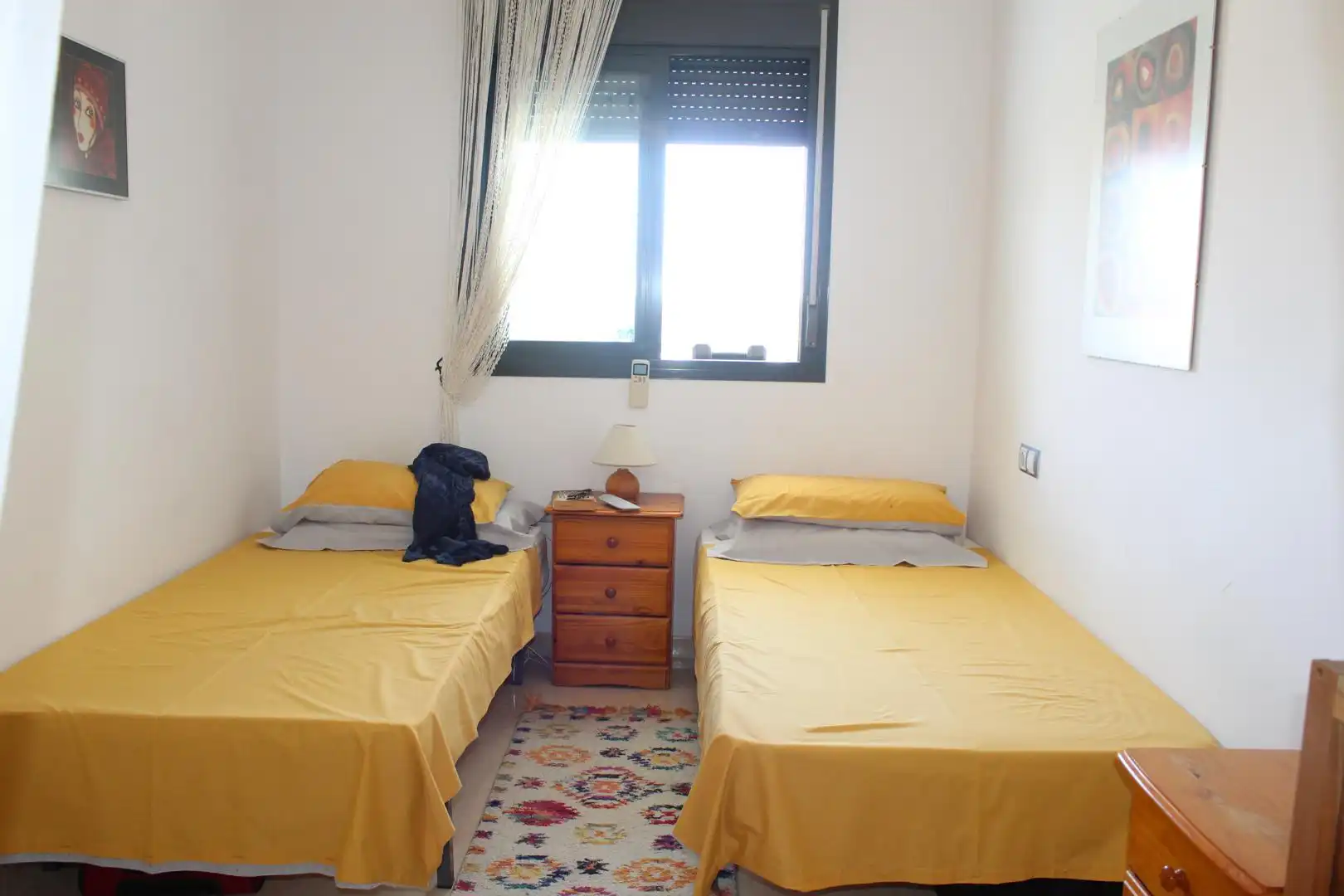 Dormitori de Apartament en venda en Vícar amb Aire condicionat, Jardí privat i Terrassa