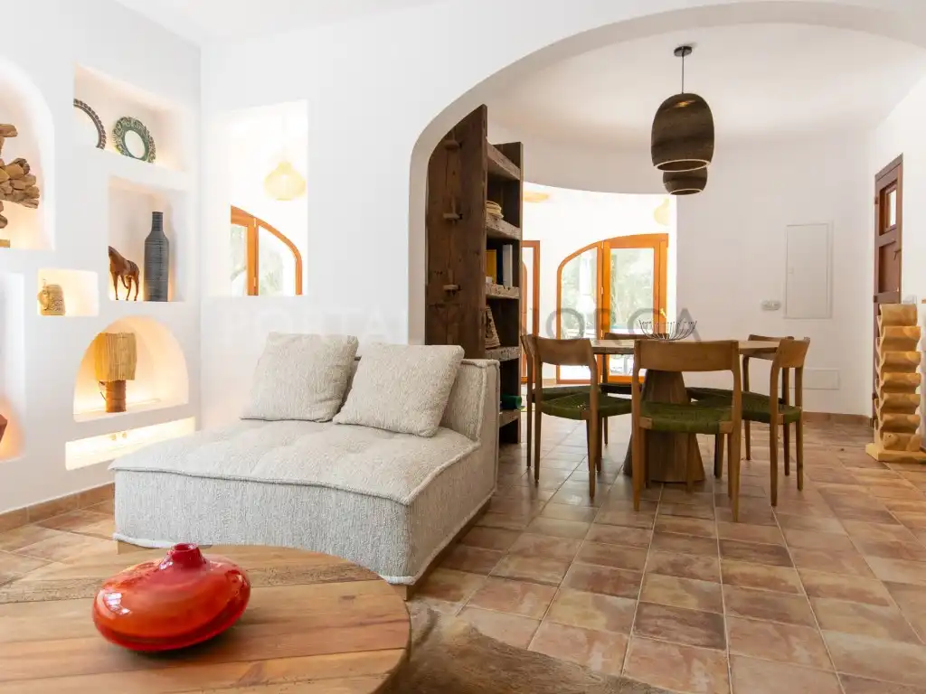 Sala de estar de Finca rústica en venta en Ferreries con Piscina