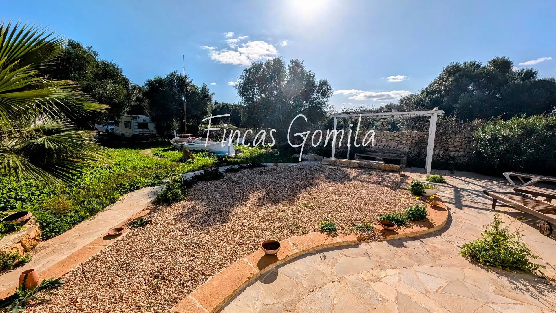 Jardín de Finca rústica en venta en Sant Lluís con Jardín privado