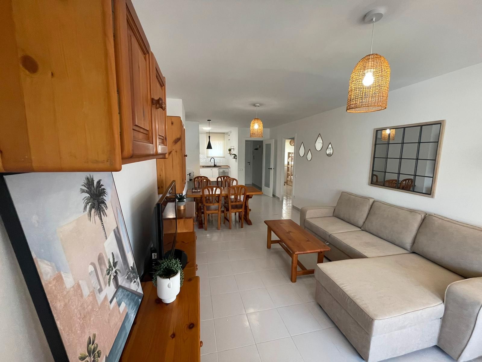 Living room of Flat to rent in Vila-seca  with Air Conditioner, Heating and Furnished