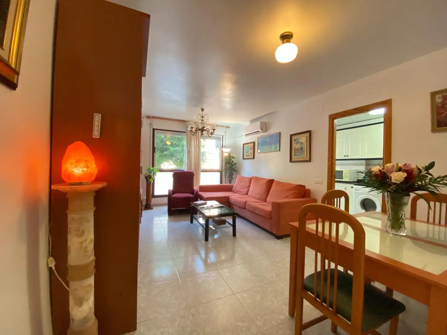 Sala de estar de Piso en venta en La Ràpita con Aire acondicionado