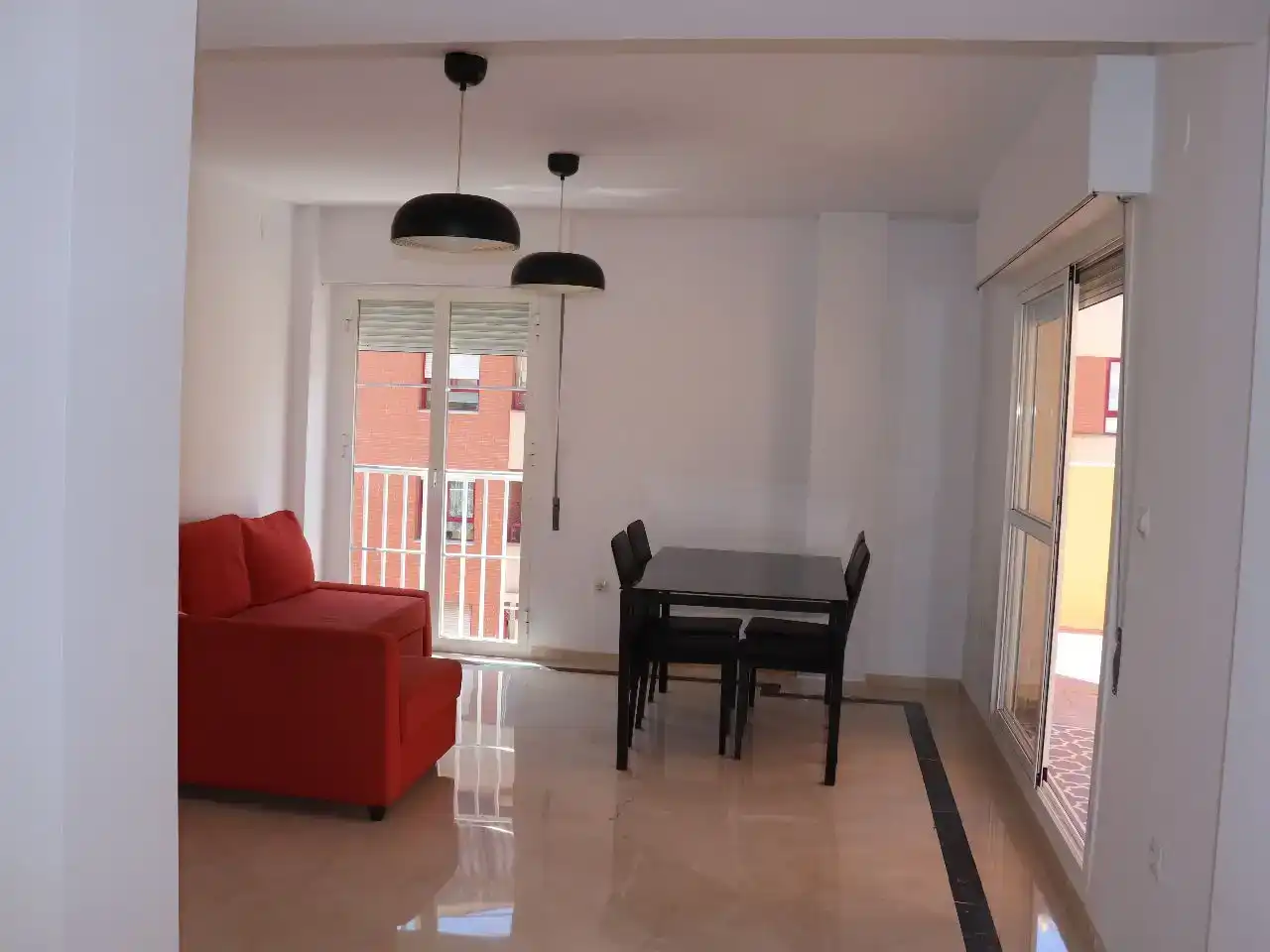 Wohnzimmer von Dachboden zur Miete in Málaga Capital mit Klimaanlage und Balkon