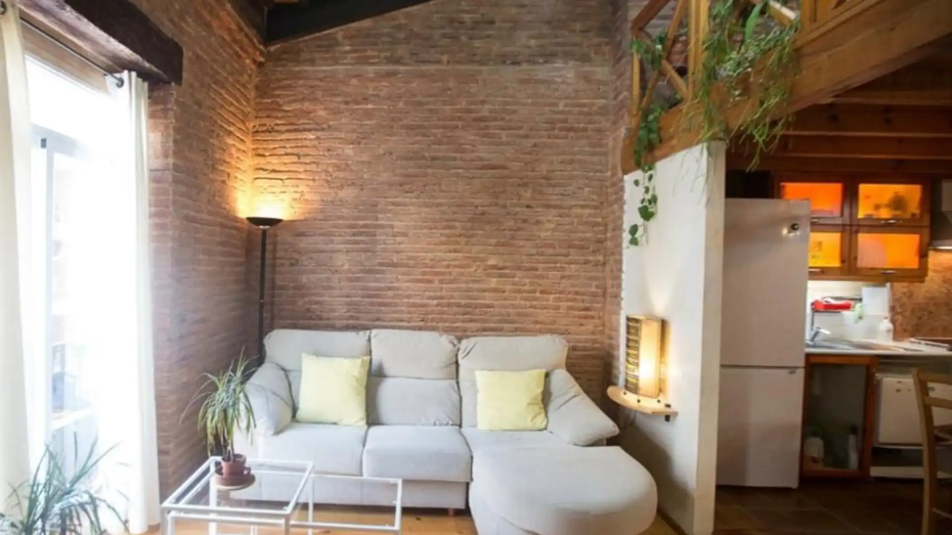 Living room of Attic for sale in  Valencia Capital  with Heating and Furnished