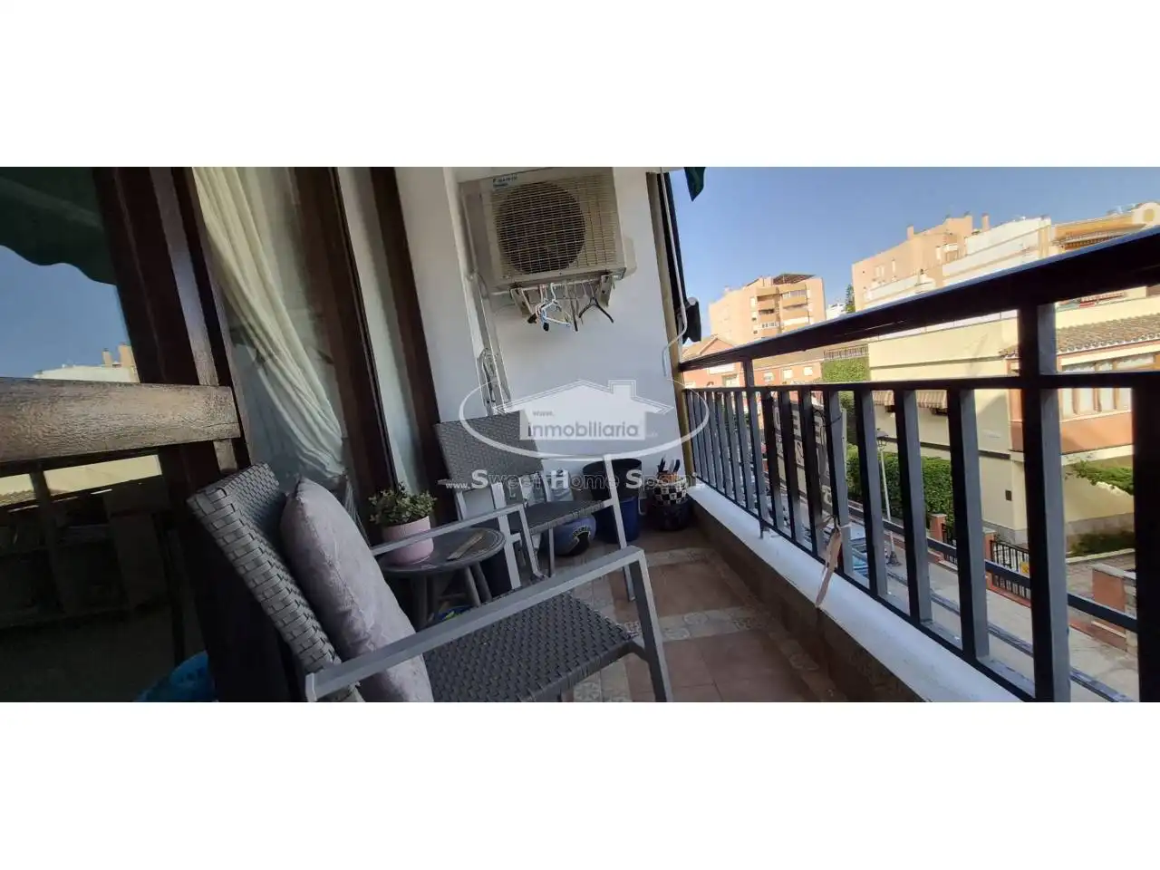Balcony of Flat for sale in Sanlúcar de Barrameda  with Air Conditioner, Terrace and Furnished