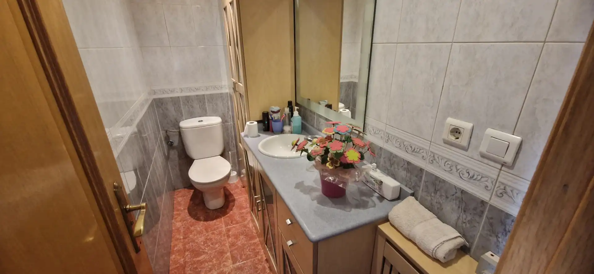 Bathroom of Detached homes for sale in Zaragoza  with Air Conditioner, Heating and Private garden