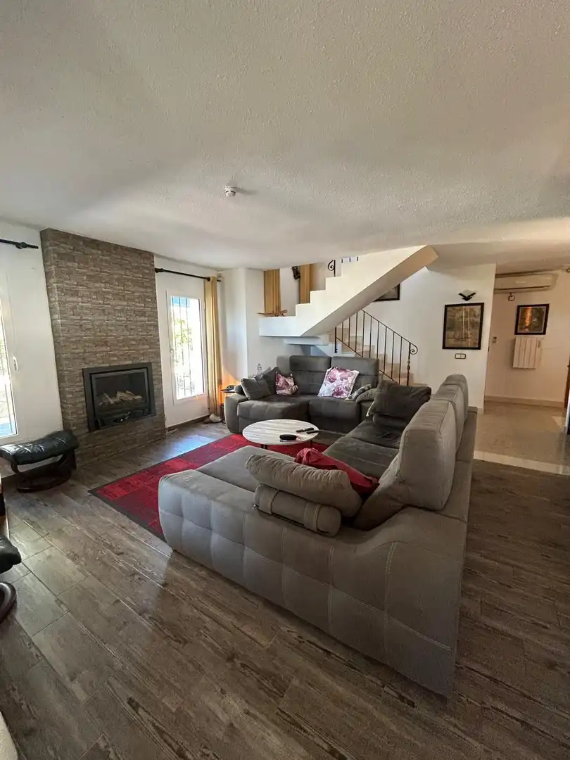 Living room of Houses for sale in Calpe / Calp  with Private garden and Swimming Pool