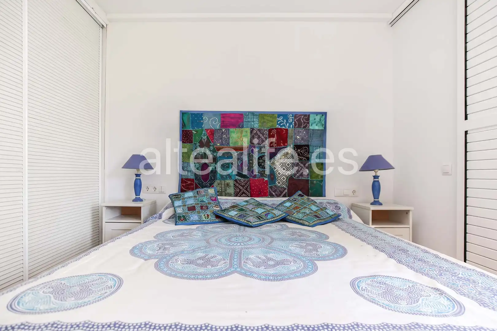 Dormitori de Apartament de lloguer en Altea amb Calefacció, Terrassa i Moblat