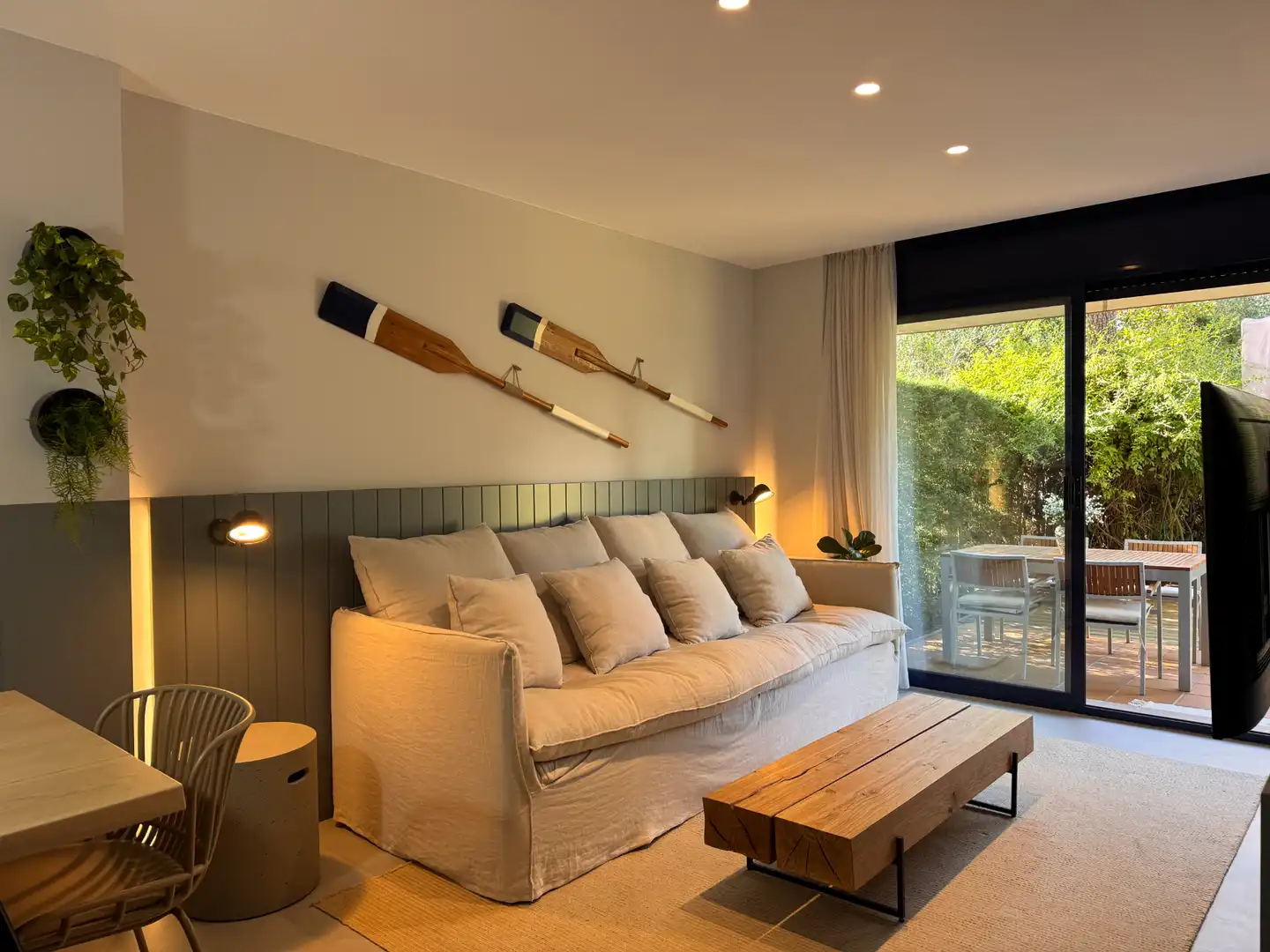 Living room of Flat for sale in Palafrugell  with Air Conditioner, Heating and Private garden