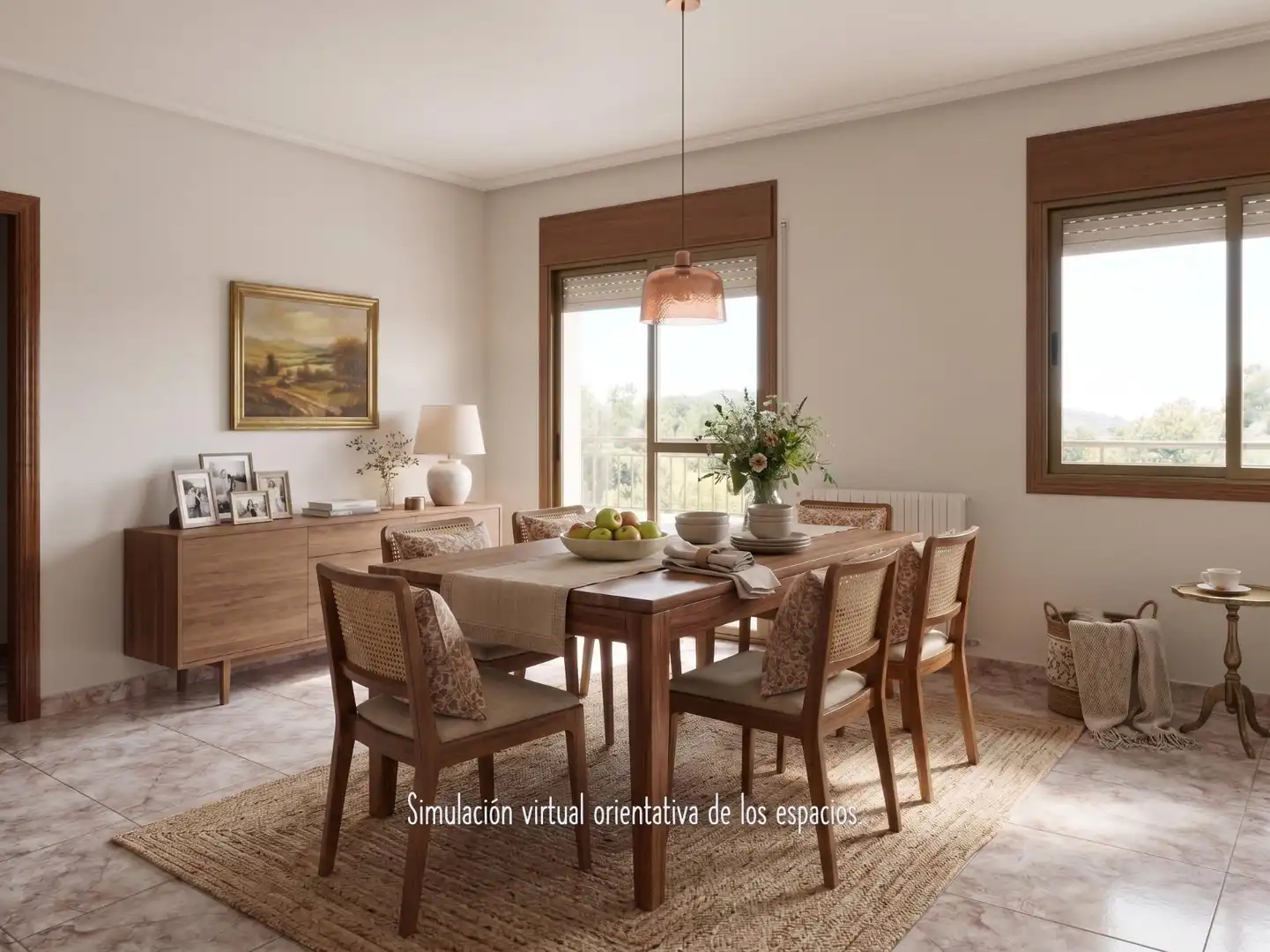 Comedor de Casa o chalet en venta en Ourense Capital  con Calefacción, Jardín privado y Terraza