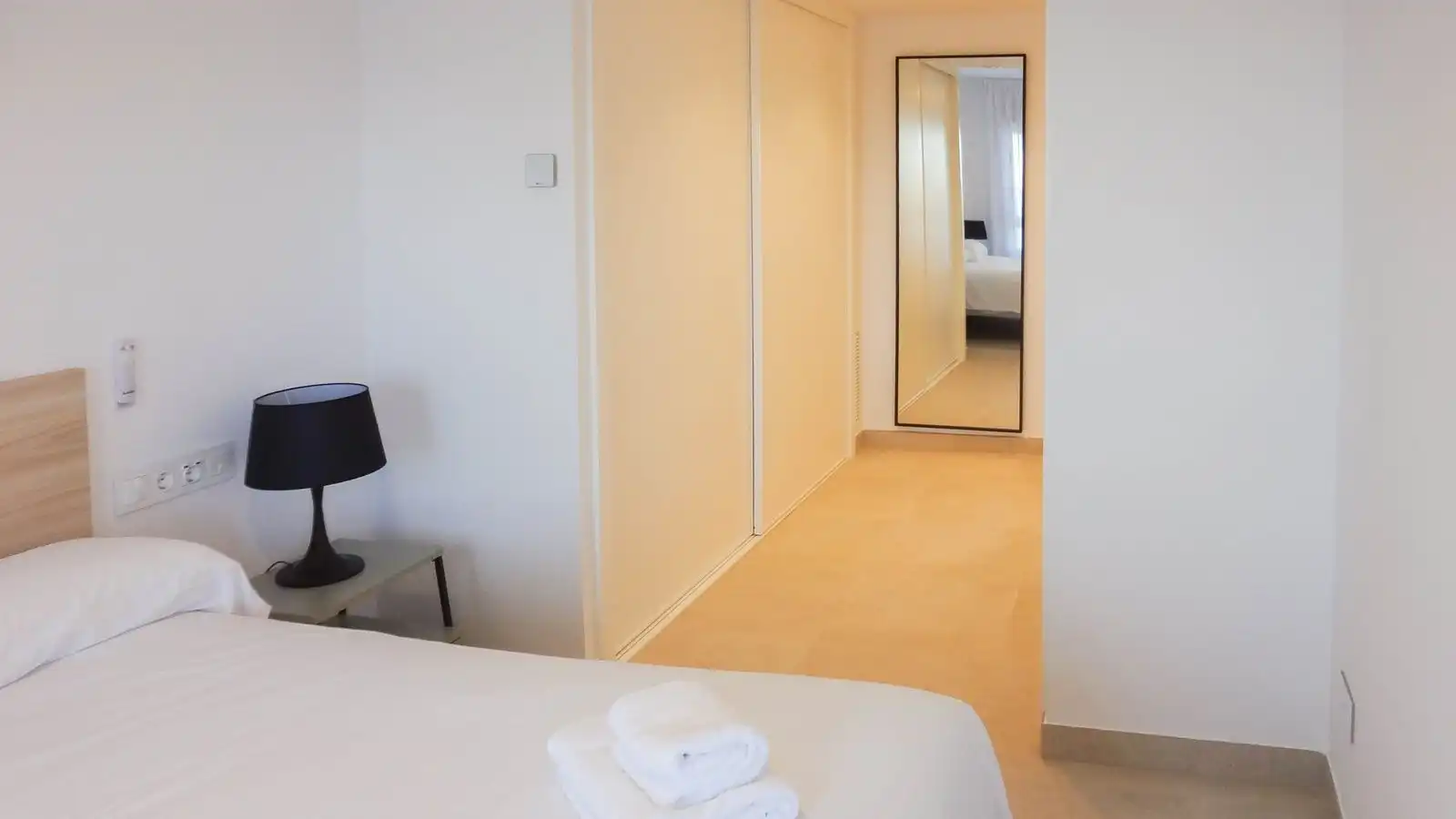 Schlafzimmer von Wohnungen zum Verkauf in Oliva mit Klimaanlage, Heizung und Terrasse