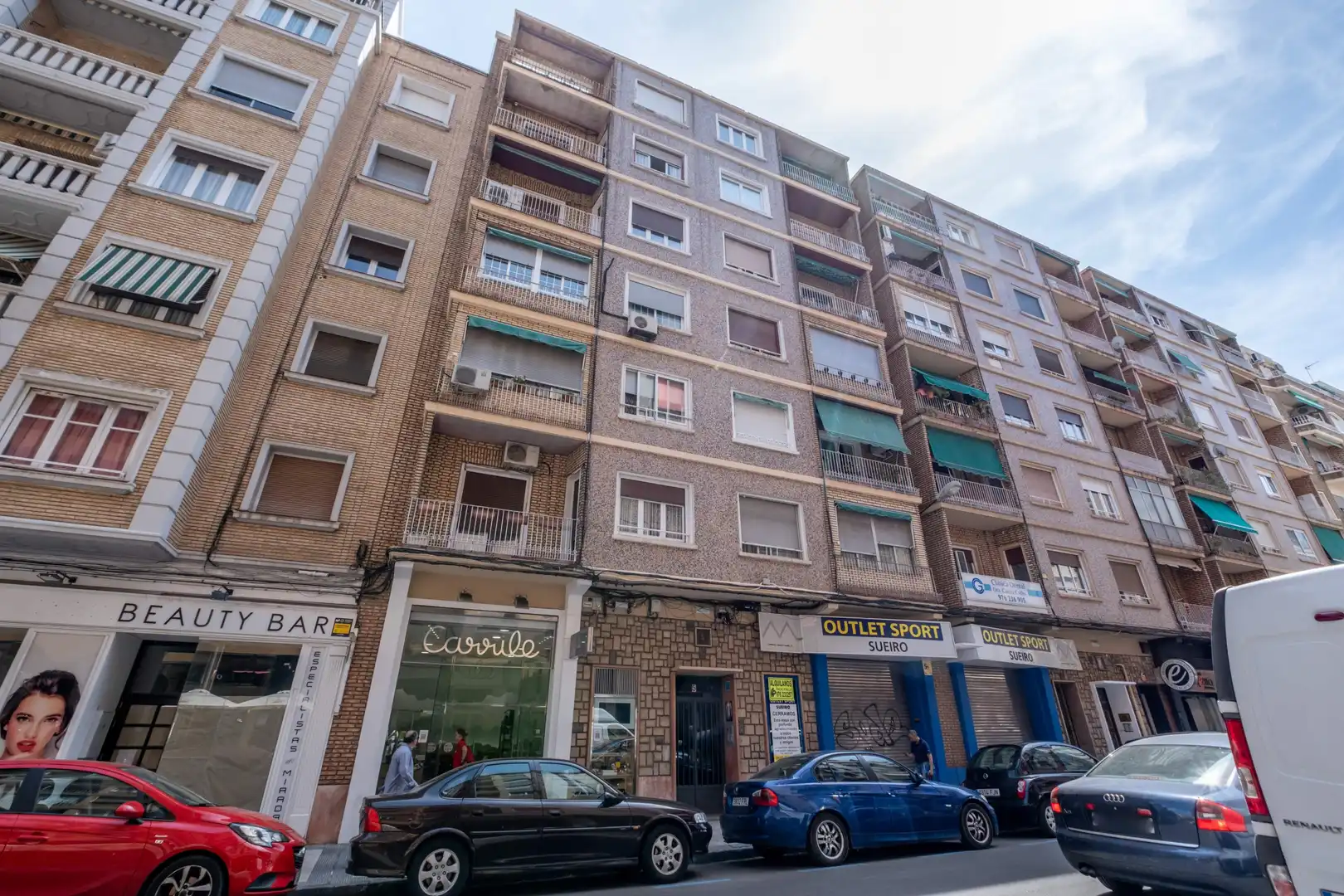 Exterior view of Flat for sale in Zaragoza  with Heating, Terrace and Storage room