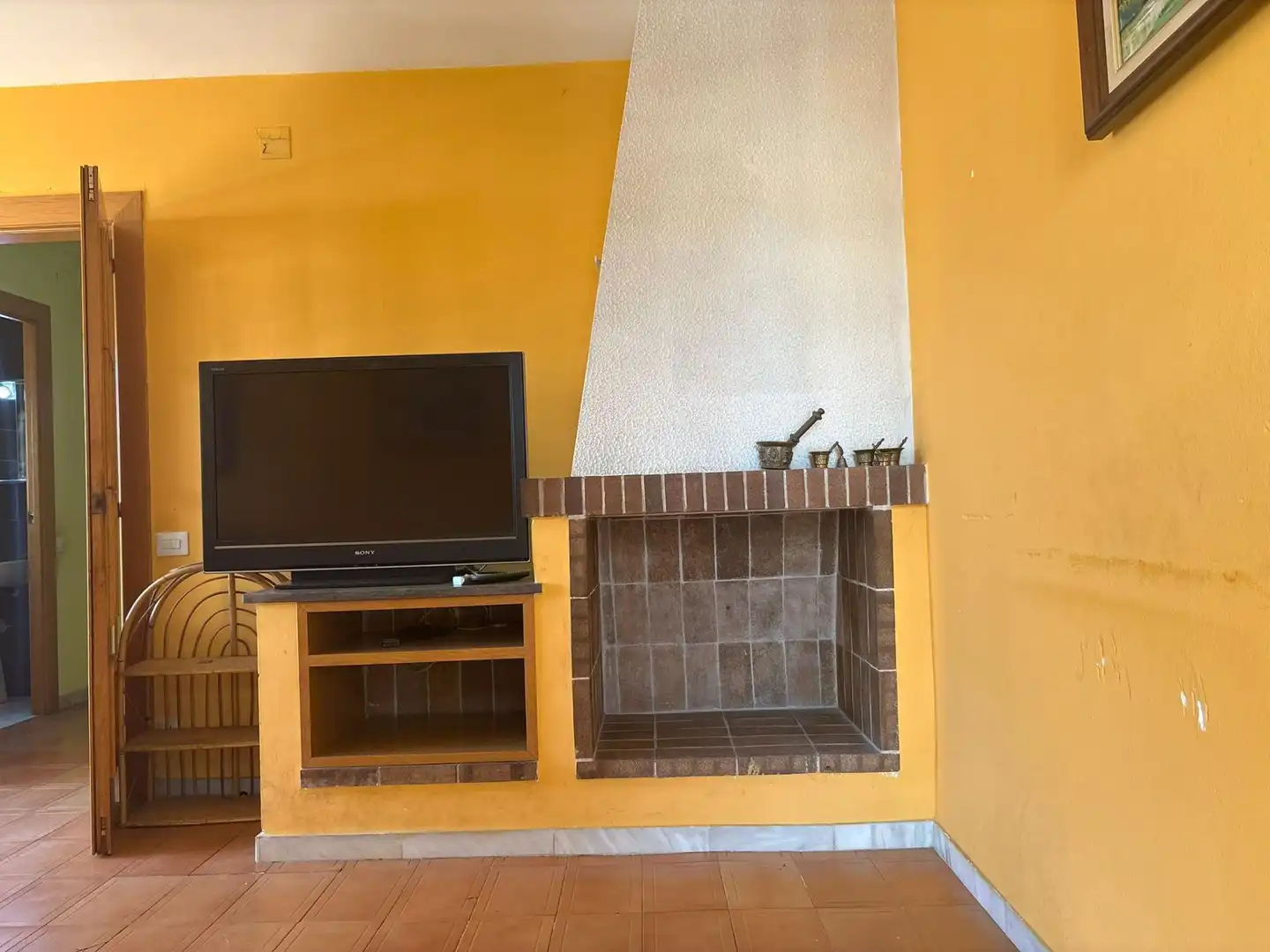 Sala de estar de Casa adosada en venta en Sant Celoni con Calefacción, Jardín privado y Terraza