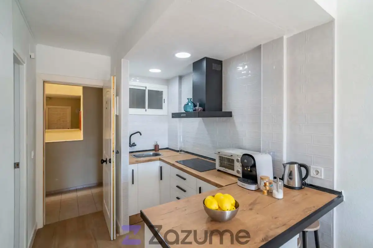Kitchen of Study for rent in Benalmádena  with Air Conditioner, Heating and Terrace