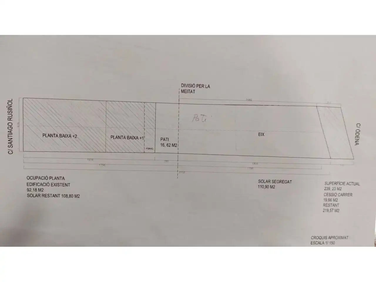 Residential land for sale in Calle Odena