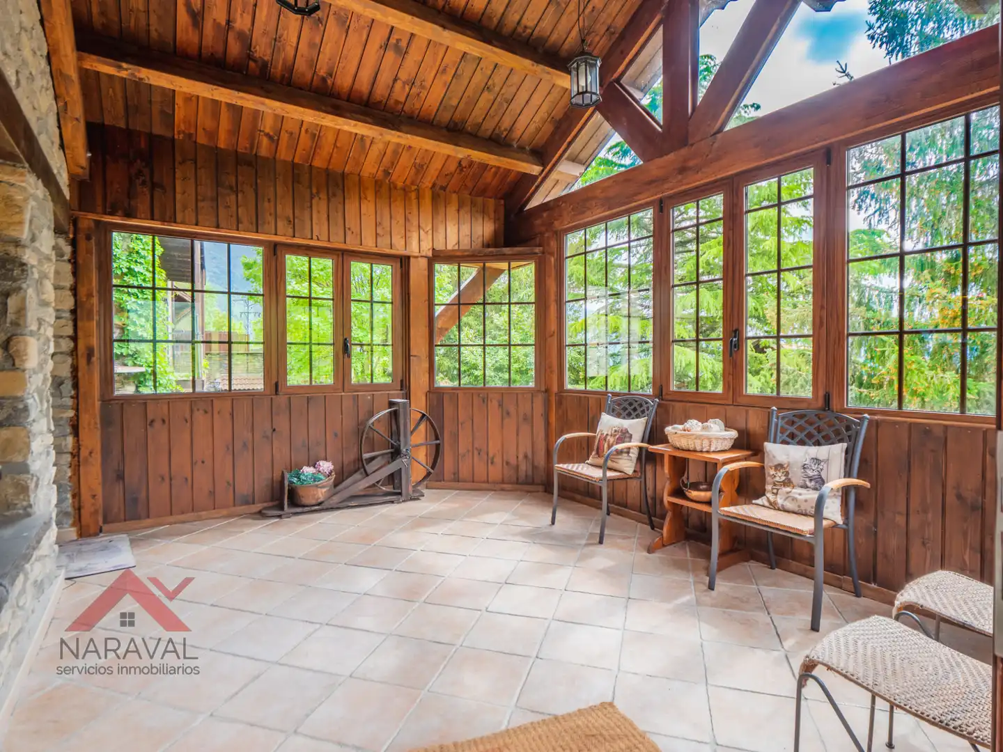 Terraza de Casa o chalet en venta en Fiscal con Aire acondicionado, Calefacción y Jardín privado