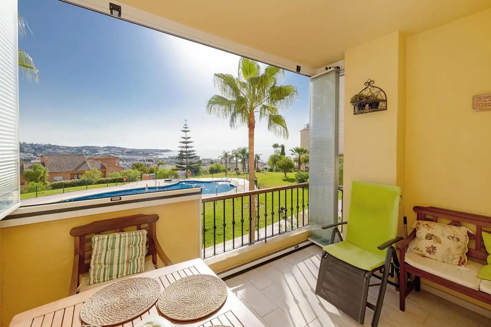 Balcony of Flat for sale in Mijas  with Air Conditioner, Terrace and Storage room