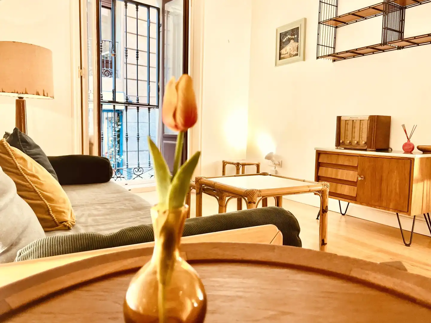 Sala de estar de Apartamento en venta en Madrid con Calefacción
