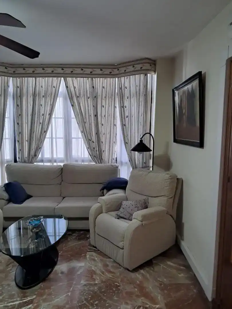 Wohnzimmer von Maisonette zur Miete in Sanlúcar de Barrameda mit Klimaanlage und Möbliert