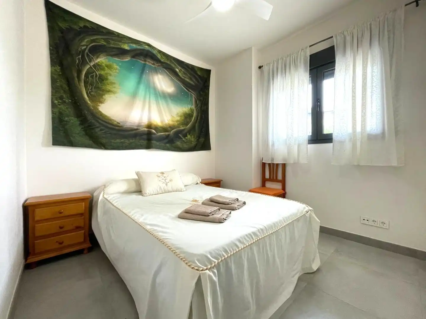 Bedroom of Apartments for rent in El Rompido  with Air Conditioner, Heating and Terrace