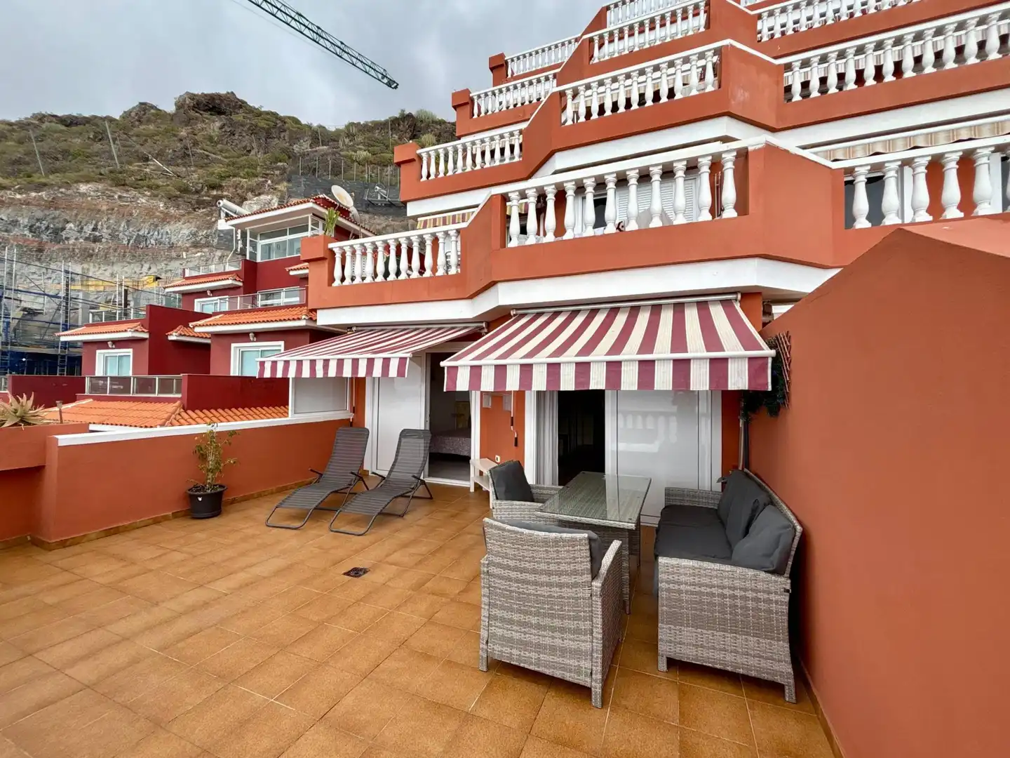 Terrassa de Apartament de lloguer en Santiago del Teide amb Terrassa, Moblat i Balcó