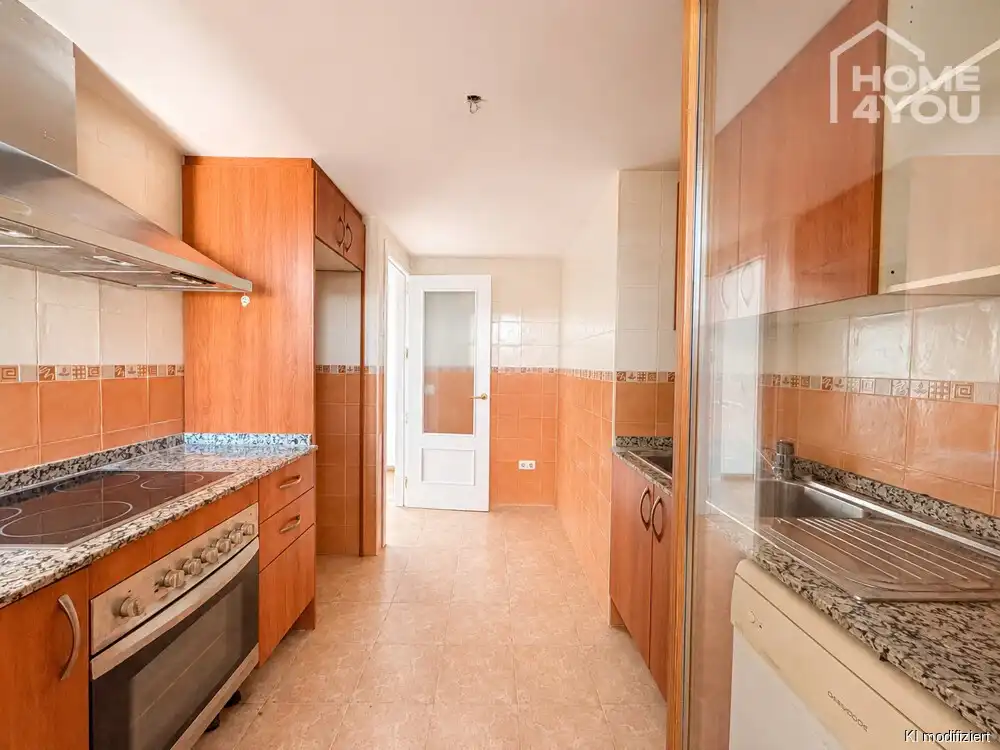 Kitchen of Flat for sale in Llucmajor  with Air Conditioner, Terrace and Balcony