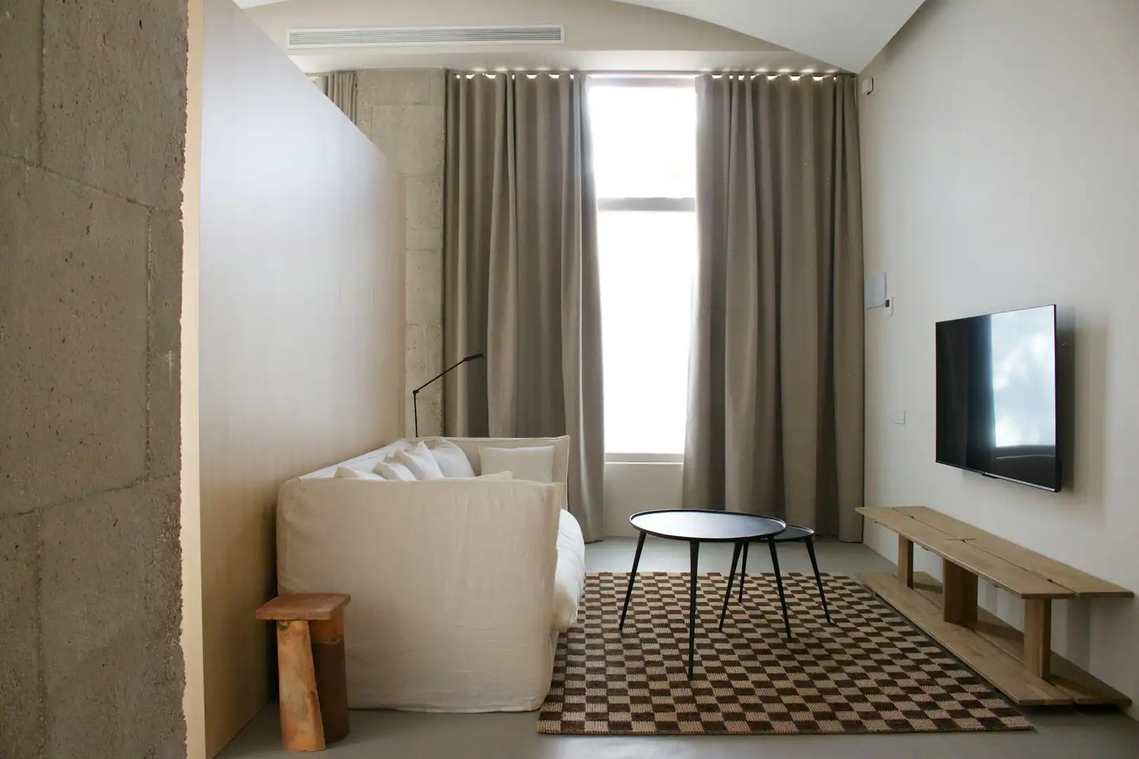 Wohnzimmer von Wohnung zur Miete in Aldaia mit Klimaanlage, Möbliert und Waschmaschine