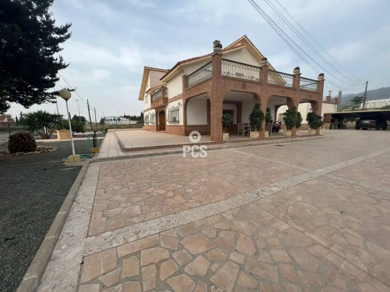 Vista exterior de Casa o chalet en venta en Lorca con Aire acondicionado, Jardín privado y Terraza