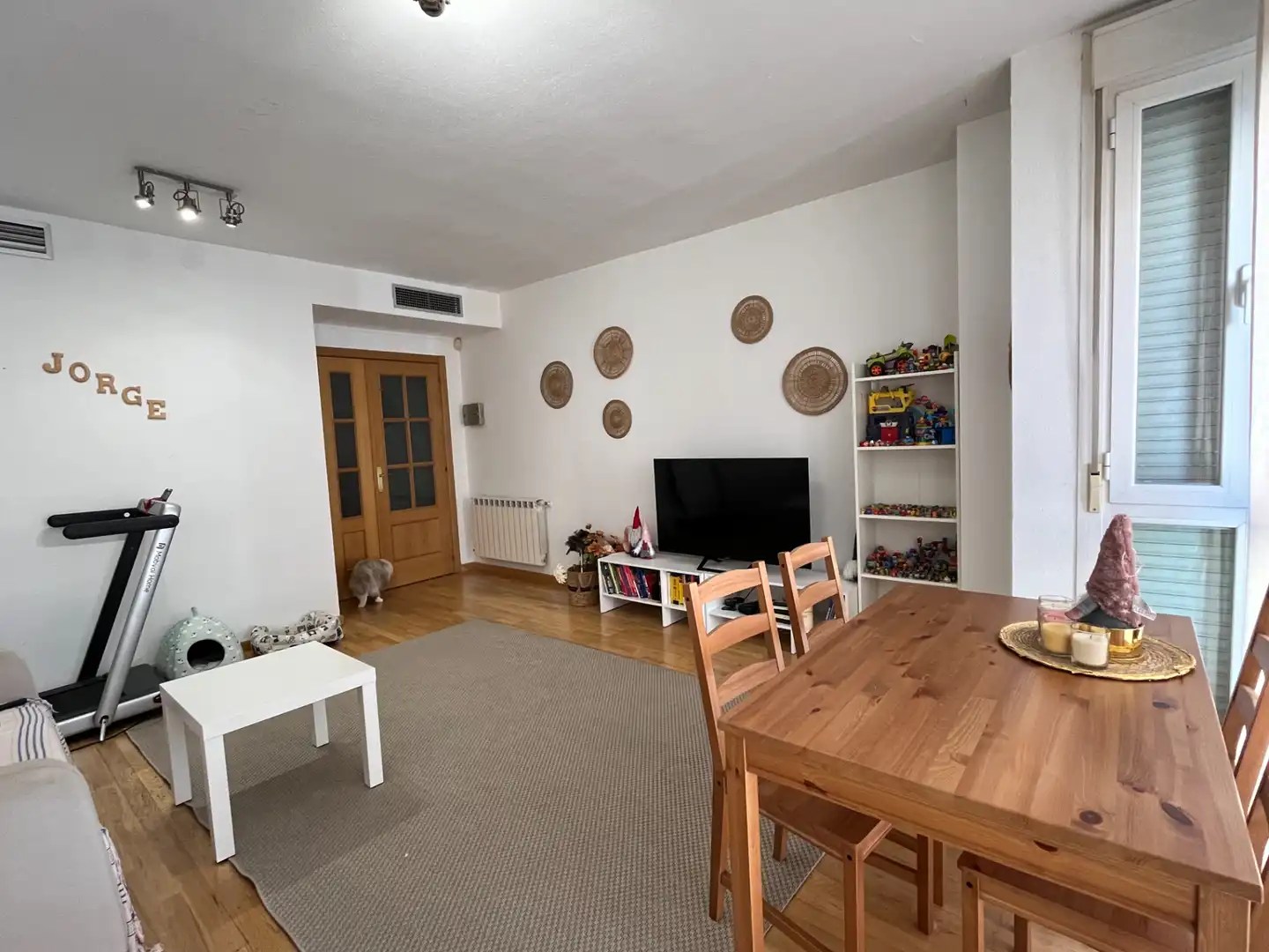 Living room of Flat for sale in Torrejón de Ardoz  with Air Conditioner, Heating and Private garden