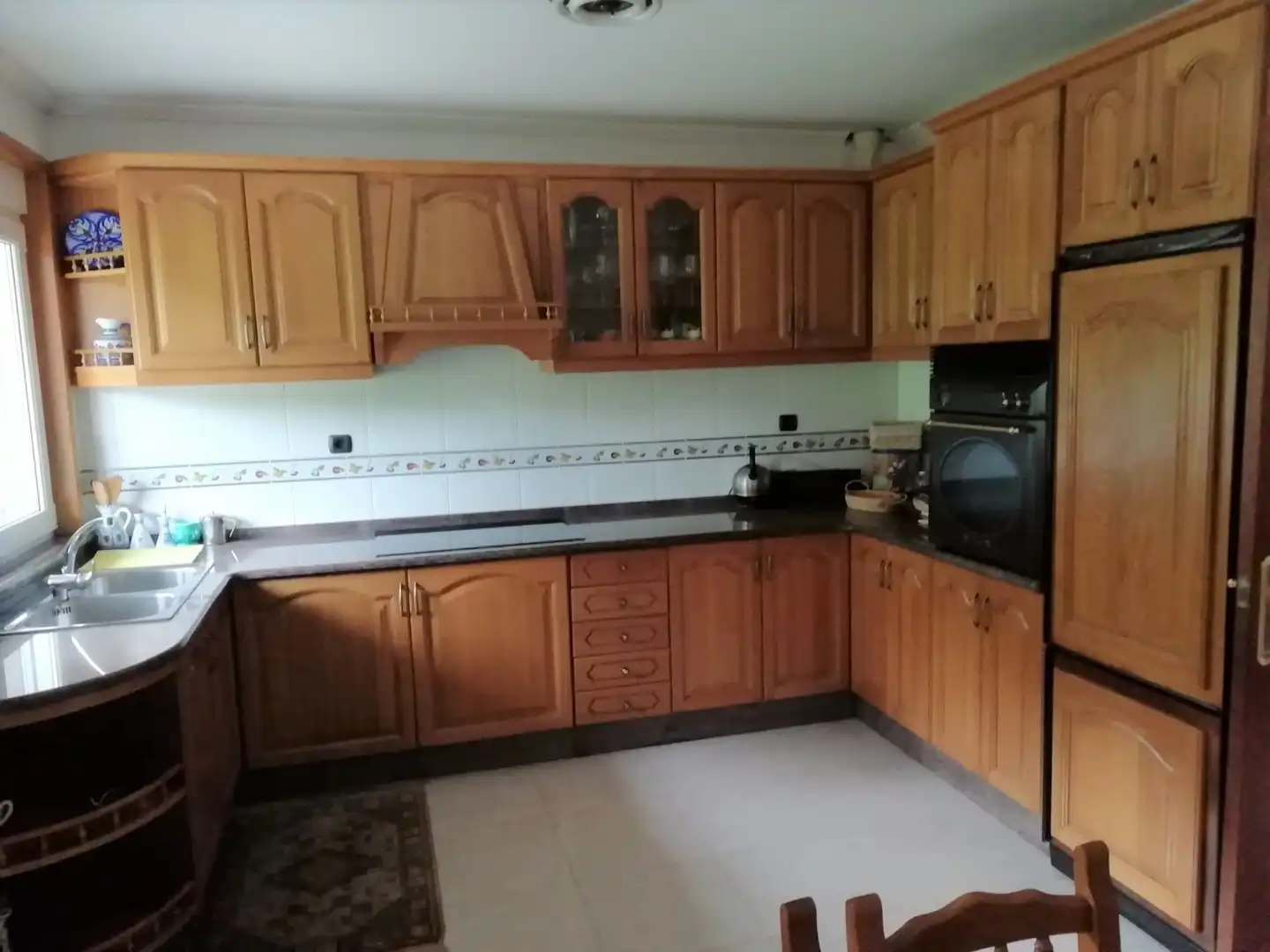 Cocina de Casa o chalet en venta en Culleredo con Jardín privado, Parquet y Horno