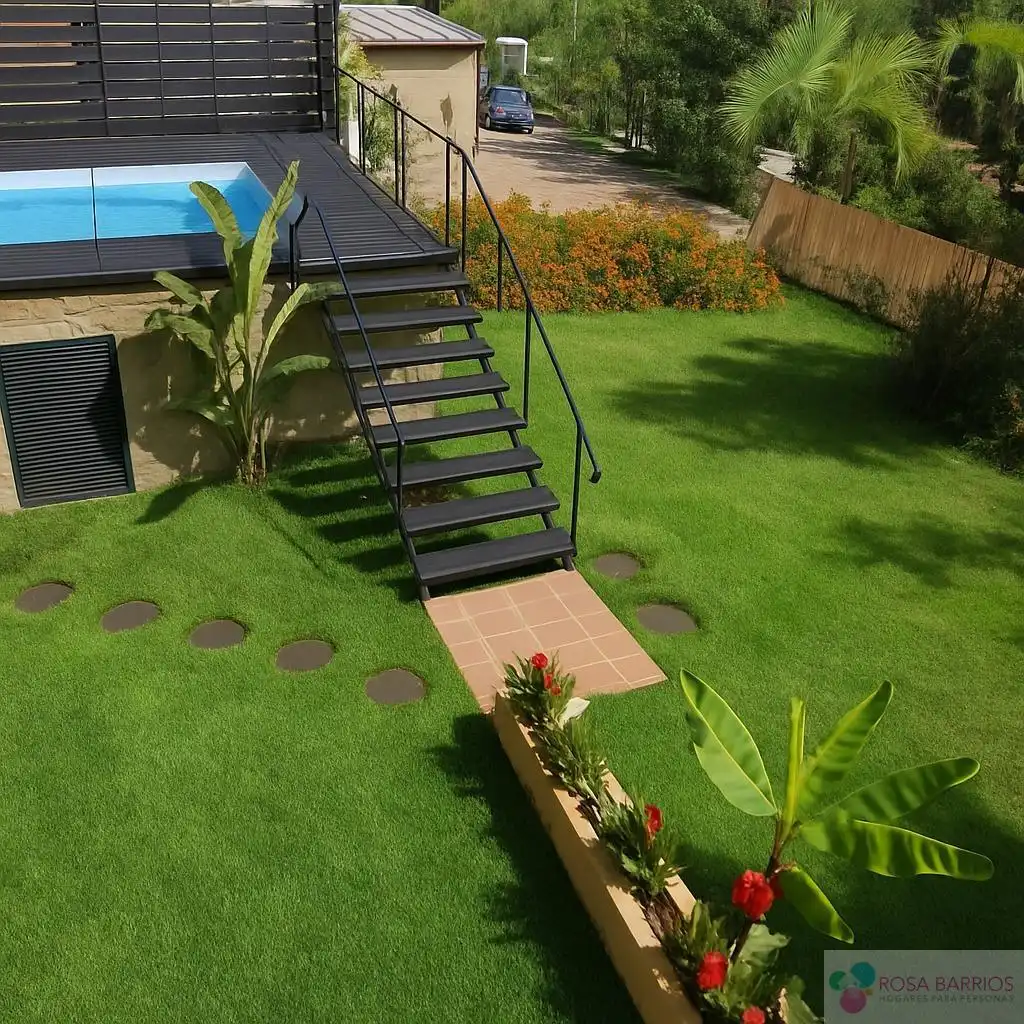 Garden of Houses for sale in Benahavís  with Terrace, Swimming Pool and Furnished