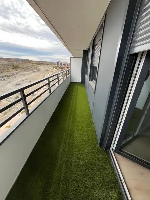 Balcony of Attic for rent in Zaragoza  with Air Conditioner, Heating and Terrace