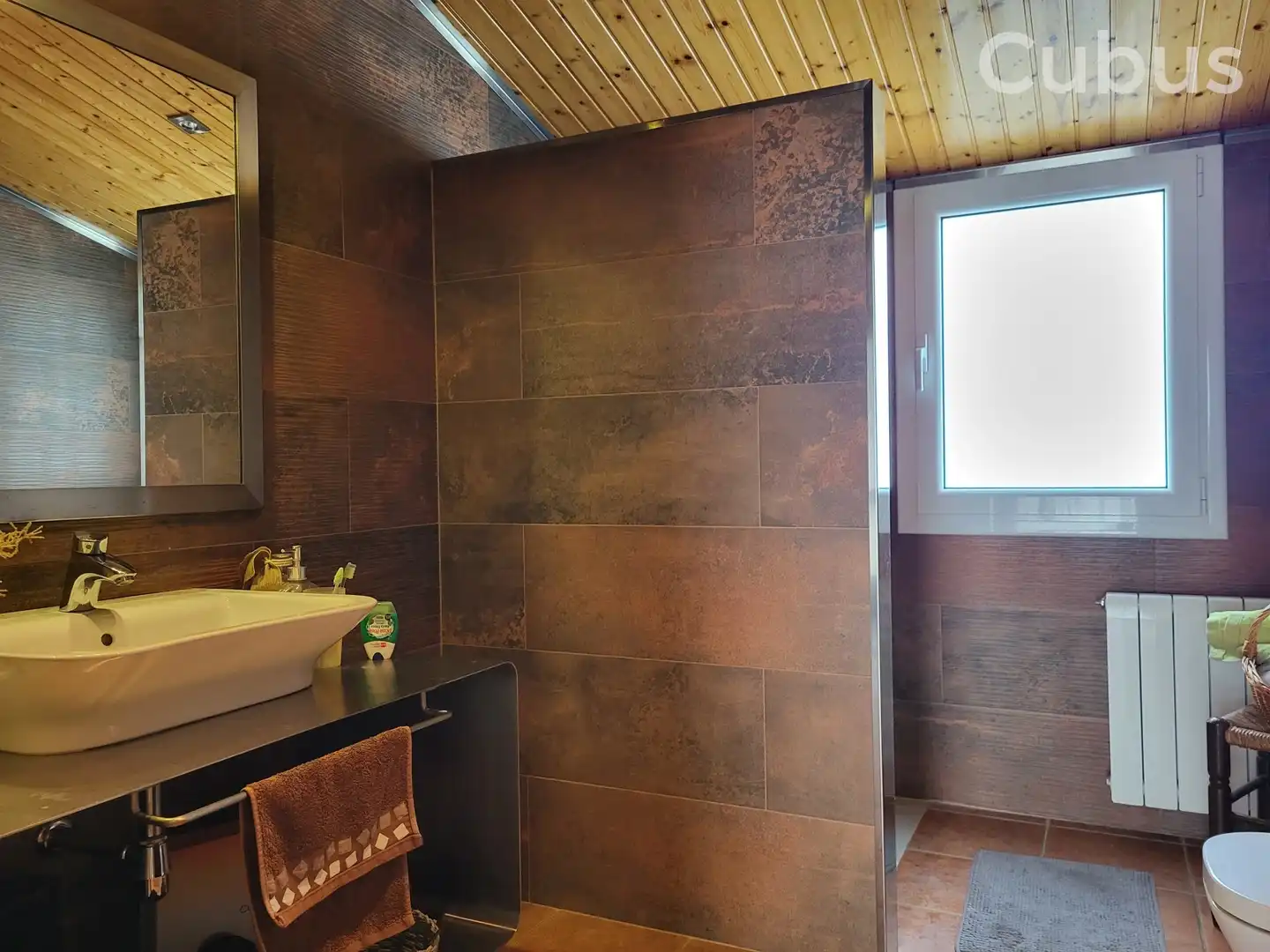 Bathroom of Houses for sale in Les Preses  with Heating, Terrace and Storage room