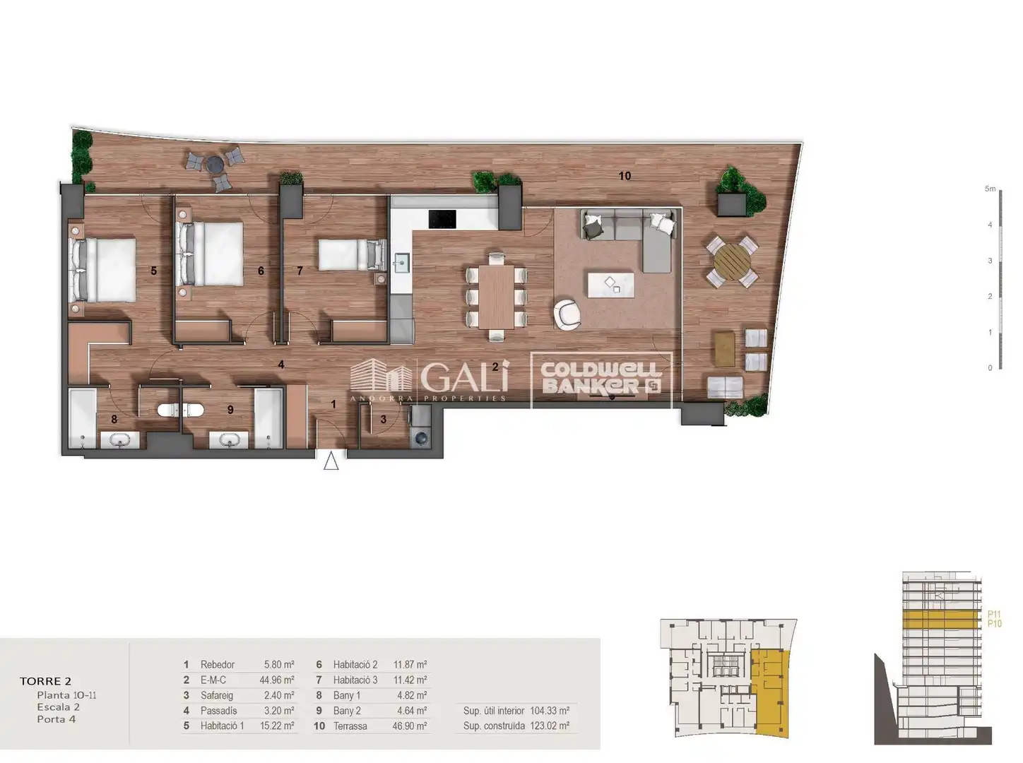 Piso con terraza en venta en Les Escaldes, imagen 17