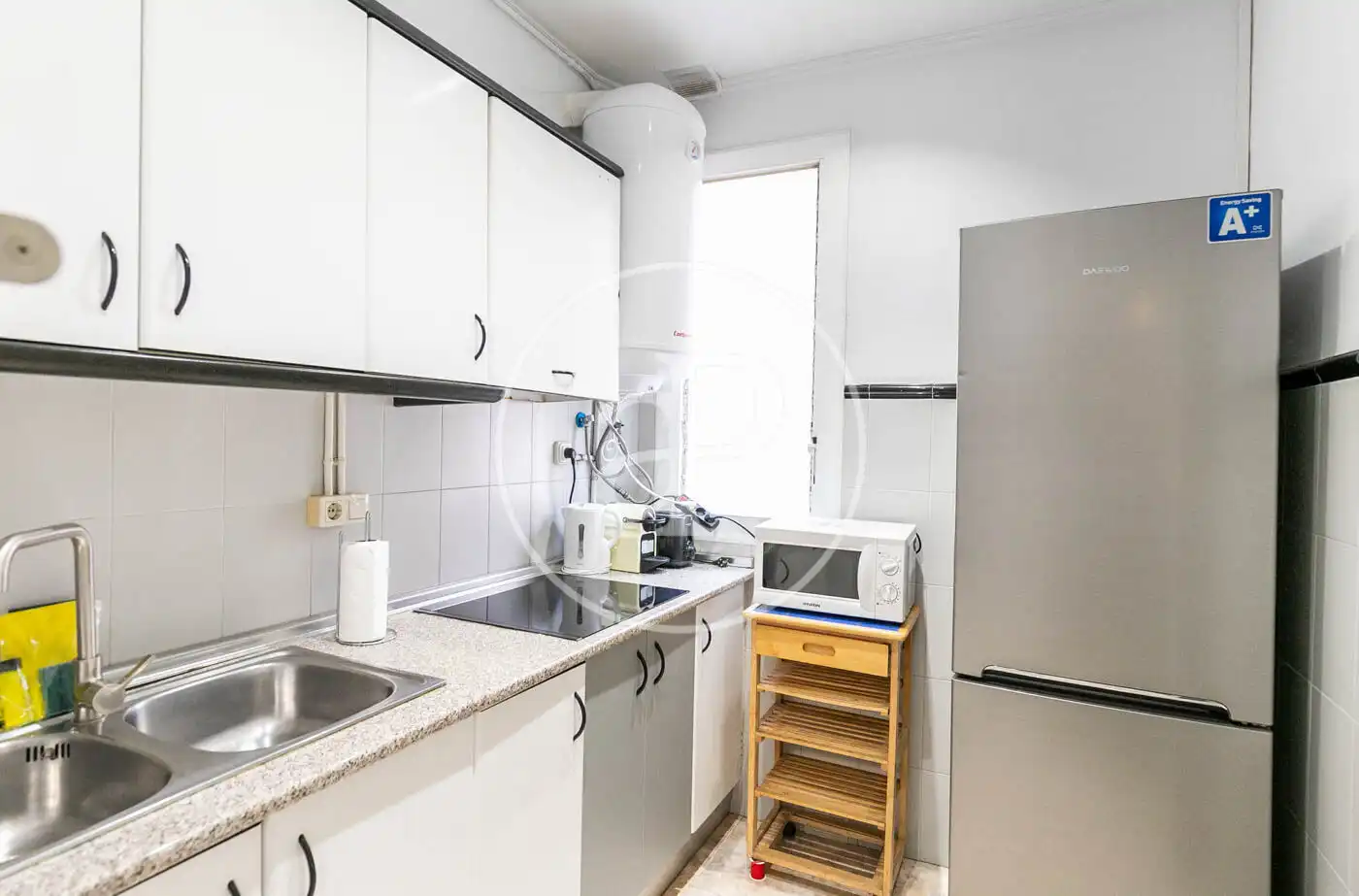 Küche von Wohnung zum Verkauf in Barcelona mit Klimaanlage, Heizung und Möbliert