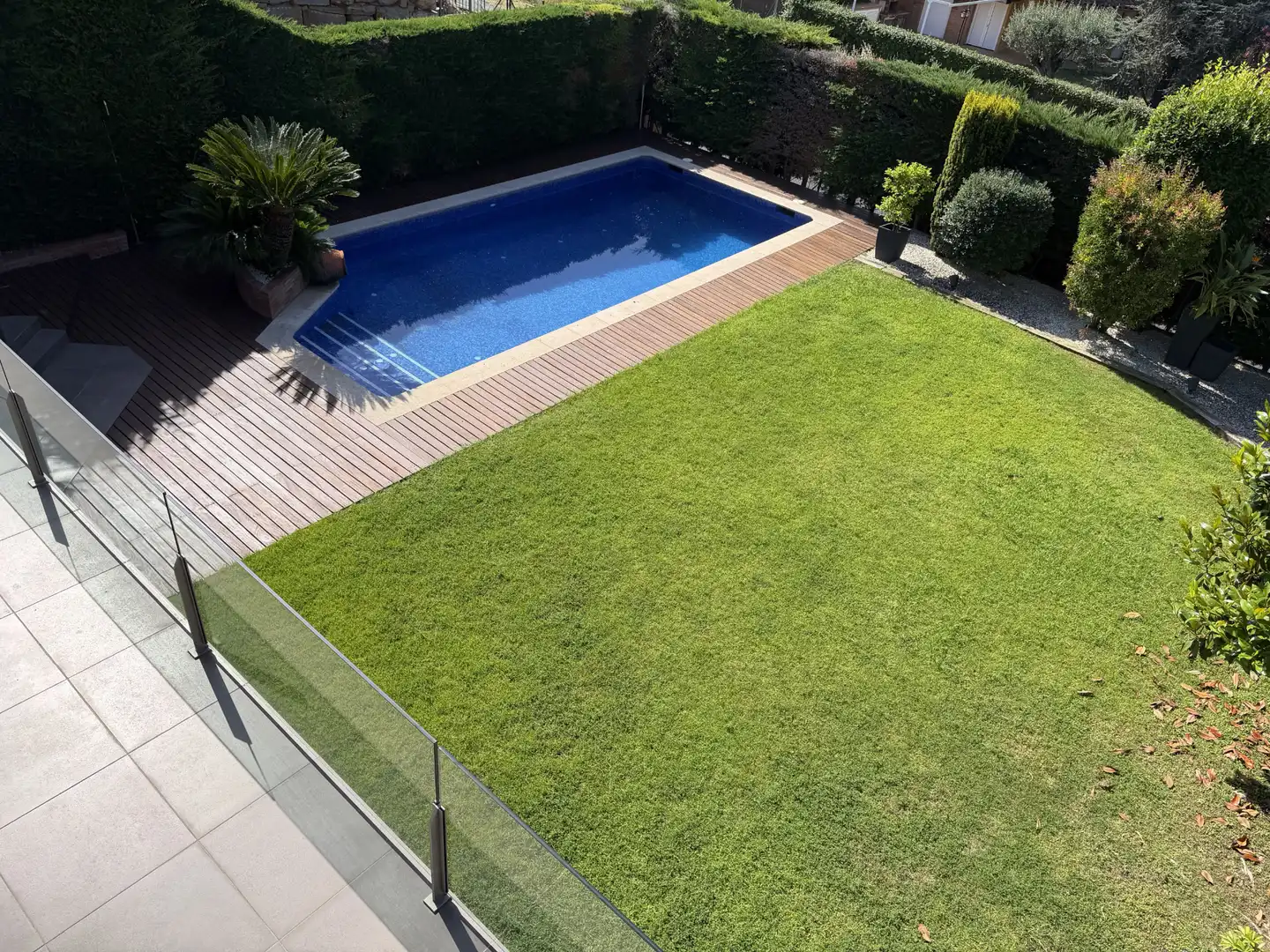 Piscina de Casa o xalet en venda en La Garriga amb Calefacció, Jardí privat i Parquet