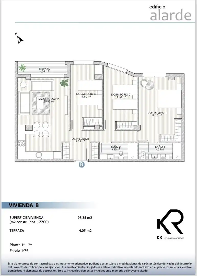 Wohnung zum Verkauf in Murcia mit Klimaanlage, Heizung und Abstellraum