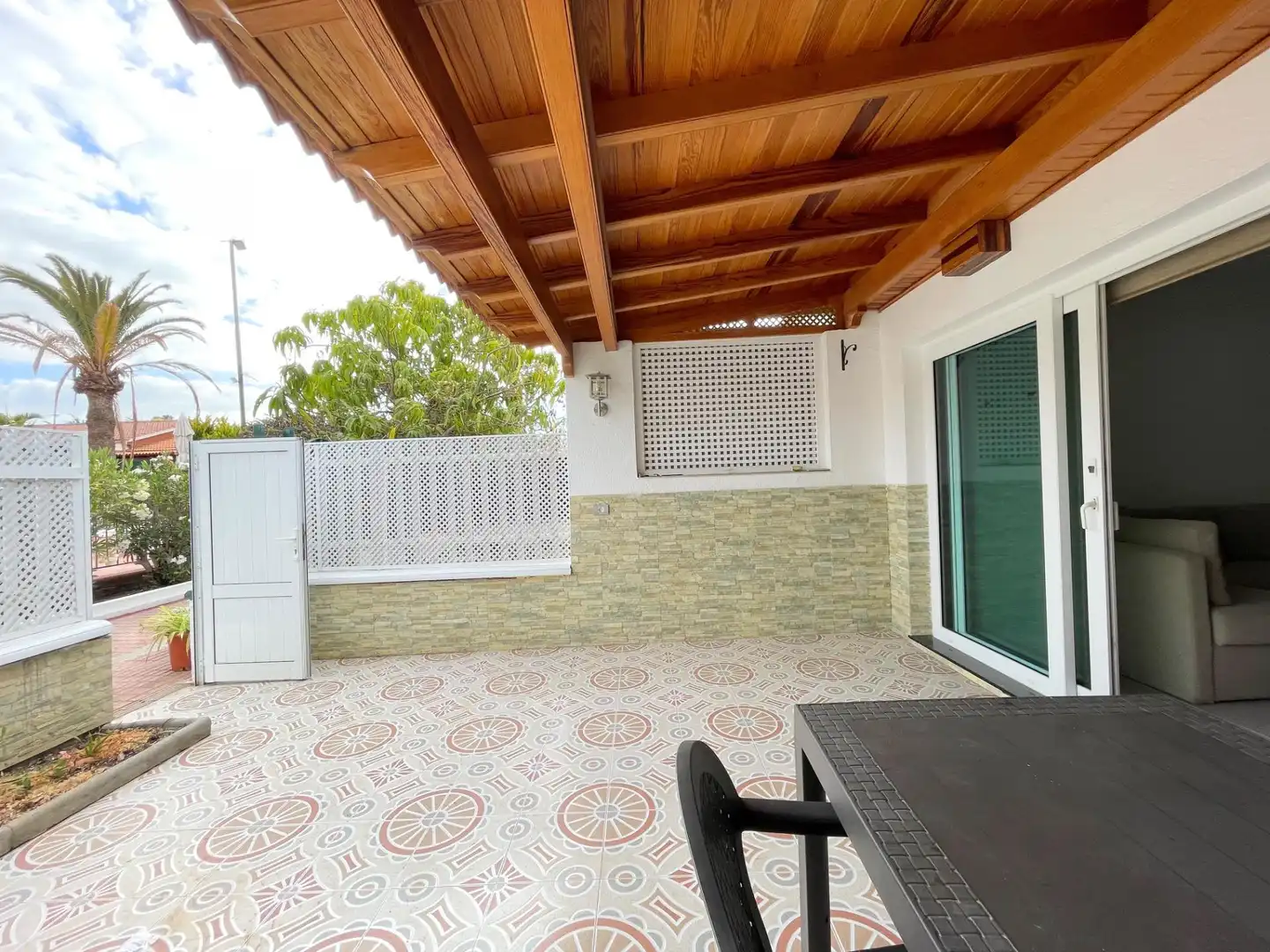 Terrace of Houses for rent in San Bartolomé de Tirajana  with Air Conditioner, Terrace and Furnished