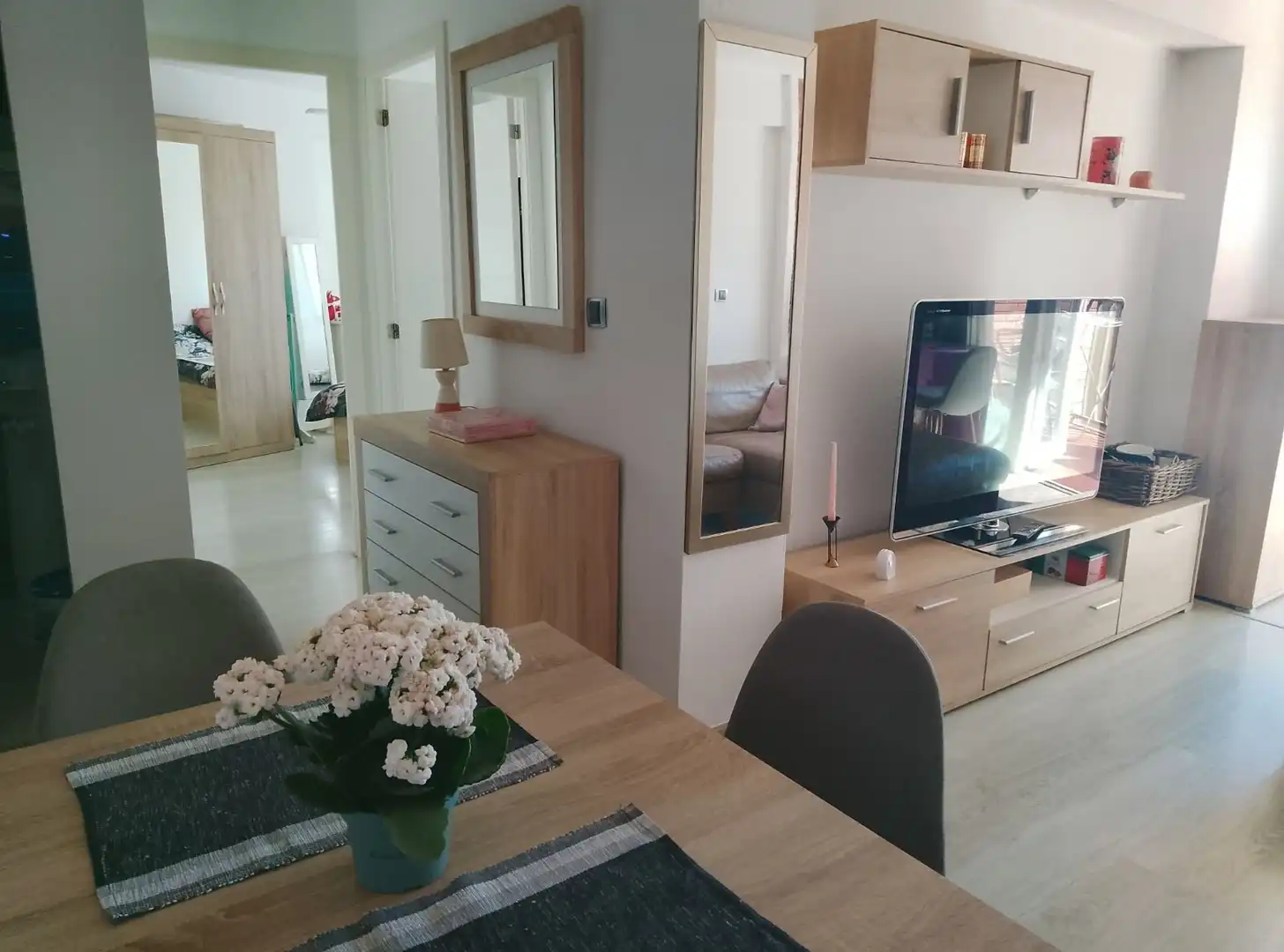 Living room of Apartments for sale in Calpe / Calp  with Air Conditioner, Heating and Terrace