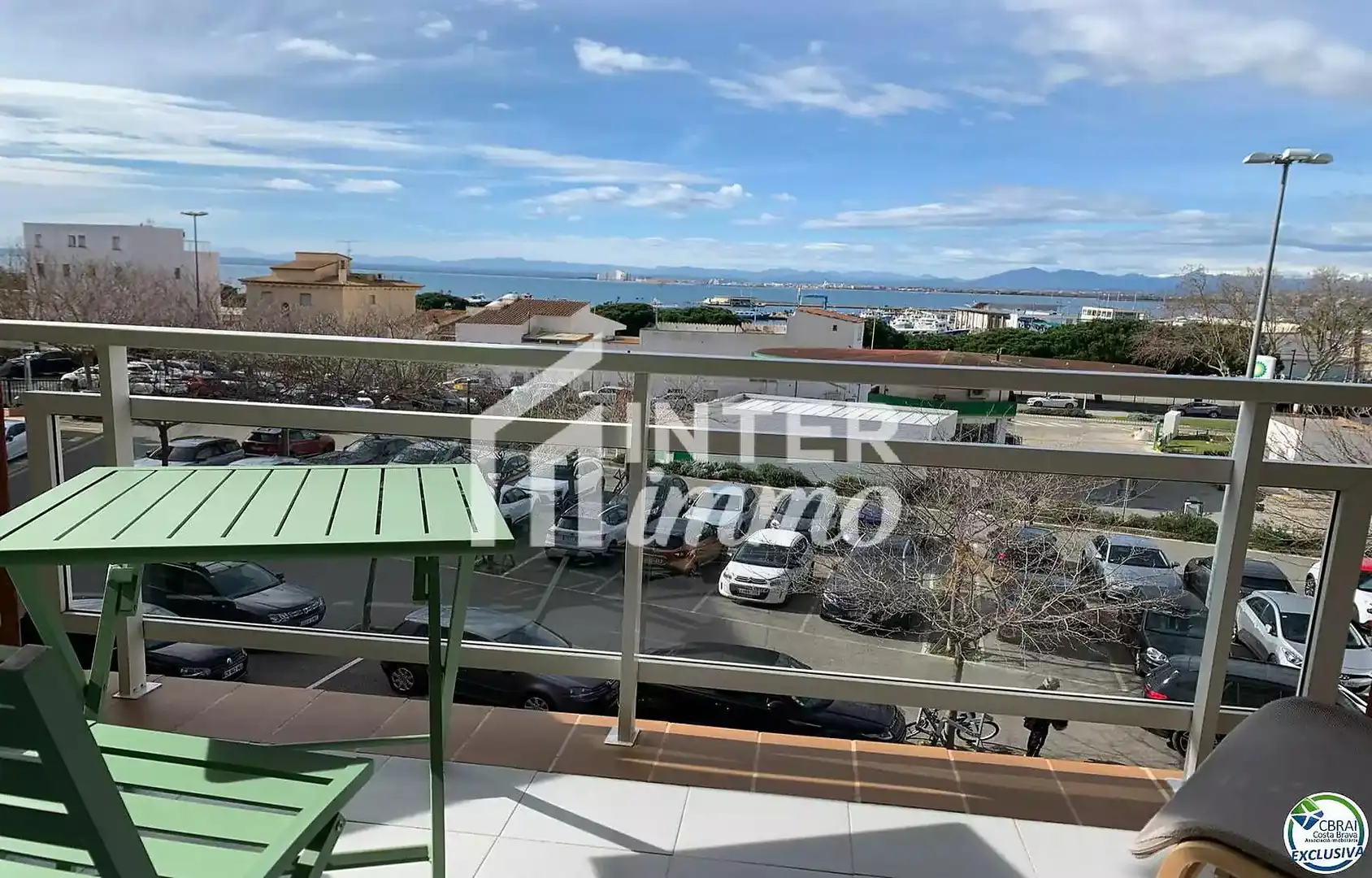 Terrace of Flat for sale in Roses  with Air Conditioner, Terrace and Furnished
