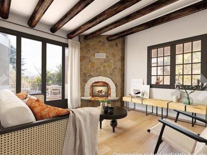 Living room of House or chalet for sale in Sant Cugat del Vallès  with Air Conditioner, Heating and Private garden