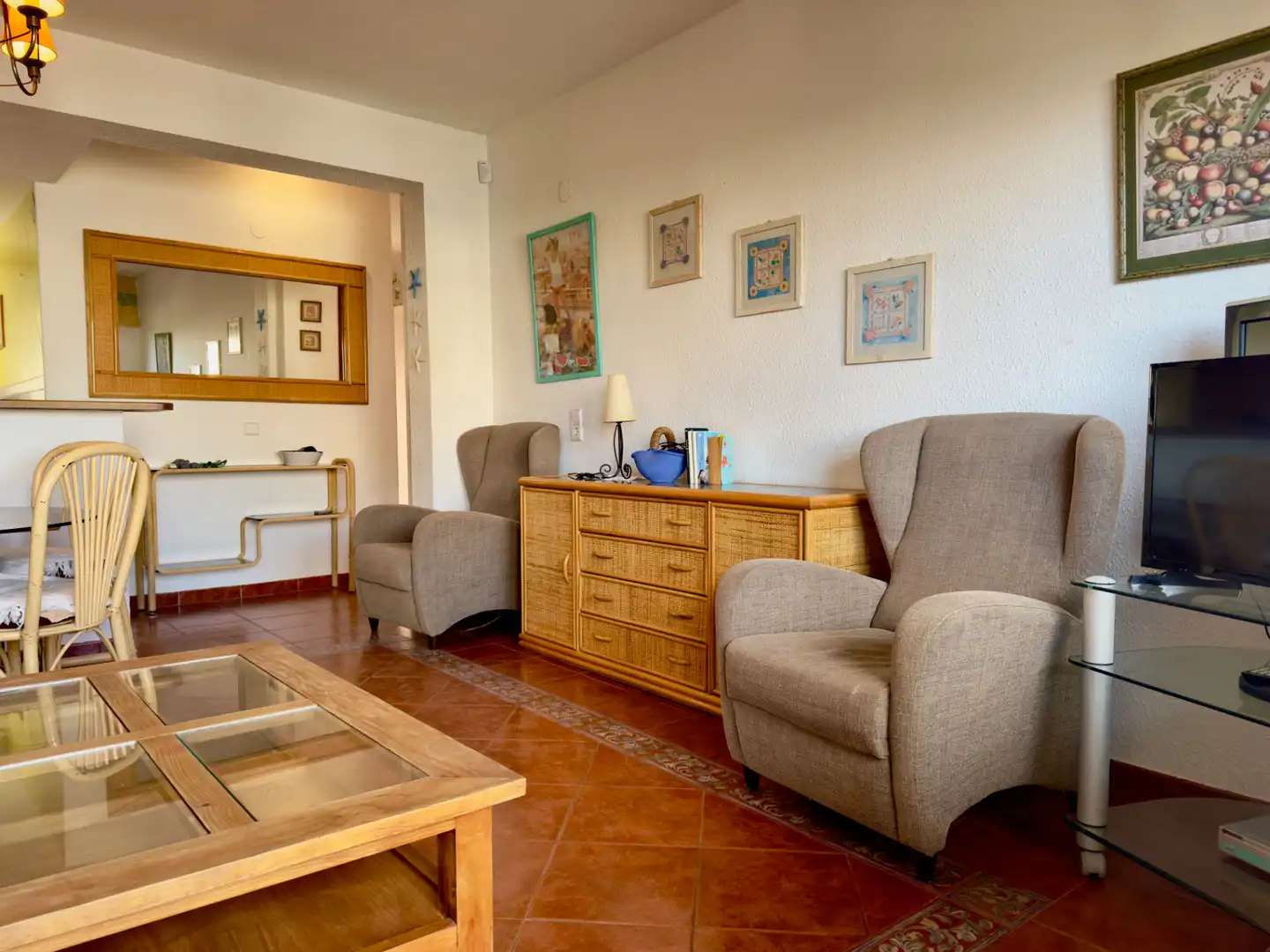 Sala de estar de Apartamento en venta en Calpe / Calp con Amueblado
