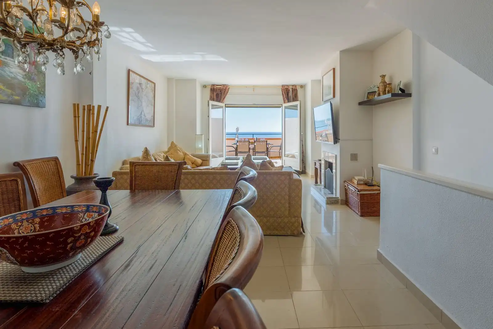 Comedor de Casa o chalet en venta en Estepona con Aire acondicionado, Terraza y Piscina comunitaria