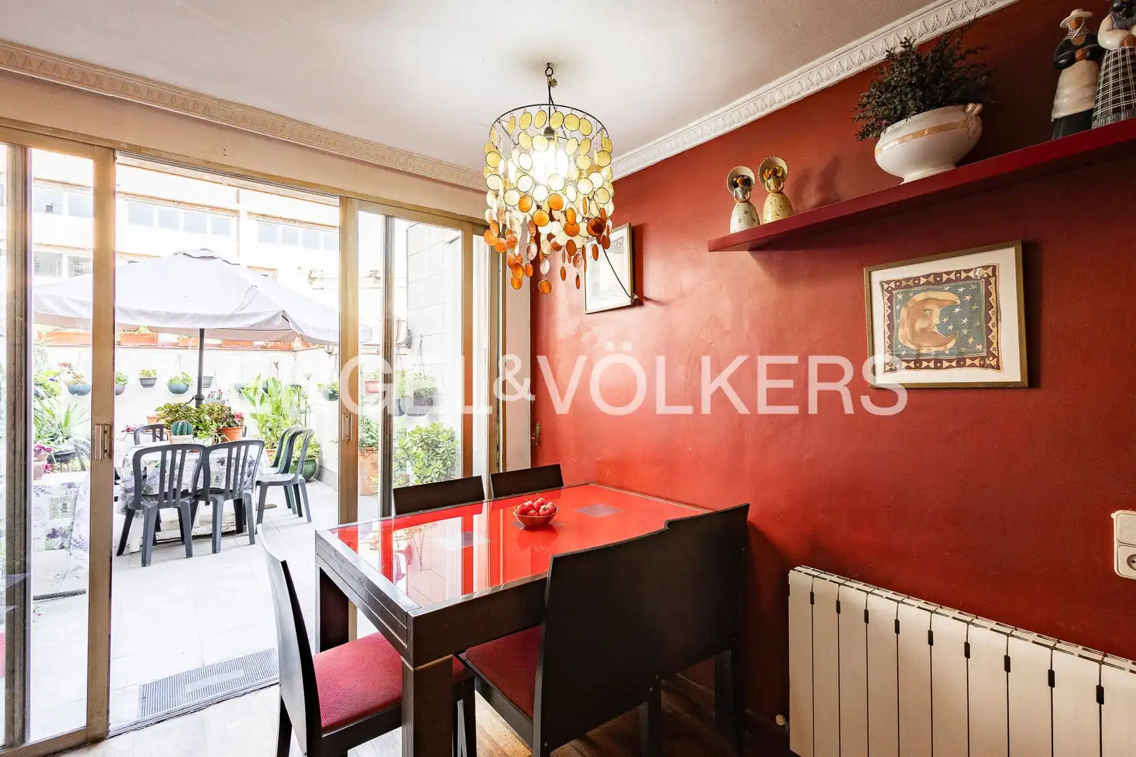 Esszimmer von Wohnung zum Verkauf in Molins de Rei mit Klimaanlage, Heizung und Parkett