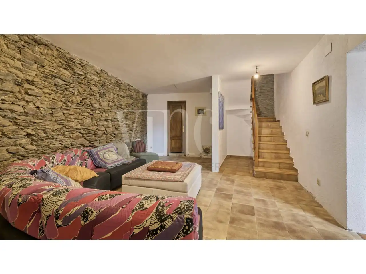 Sala d'estar de Casa o xalet en venda en Bolvir amb Jardí privat i Parquet