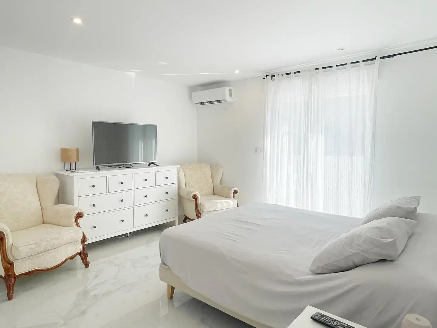 Bedroom of Houses for rent in Dénia  with Air Conditioner, Heating and Private garden
