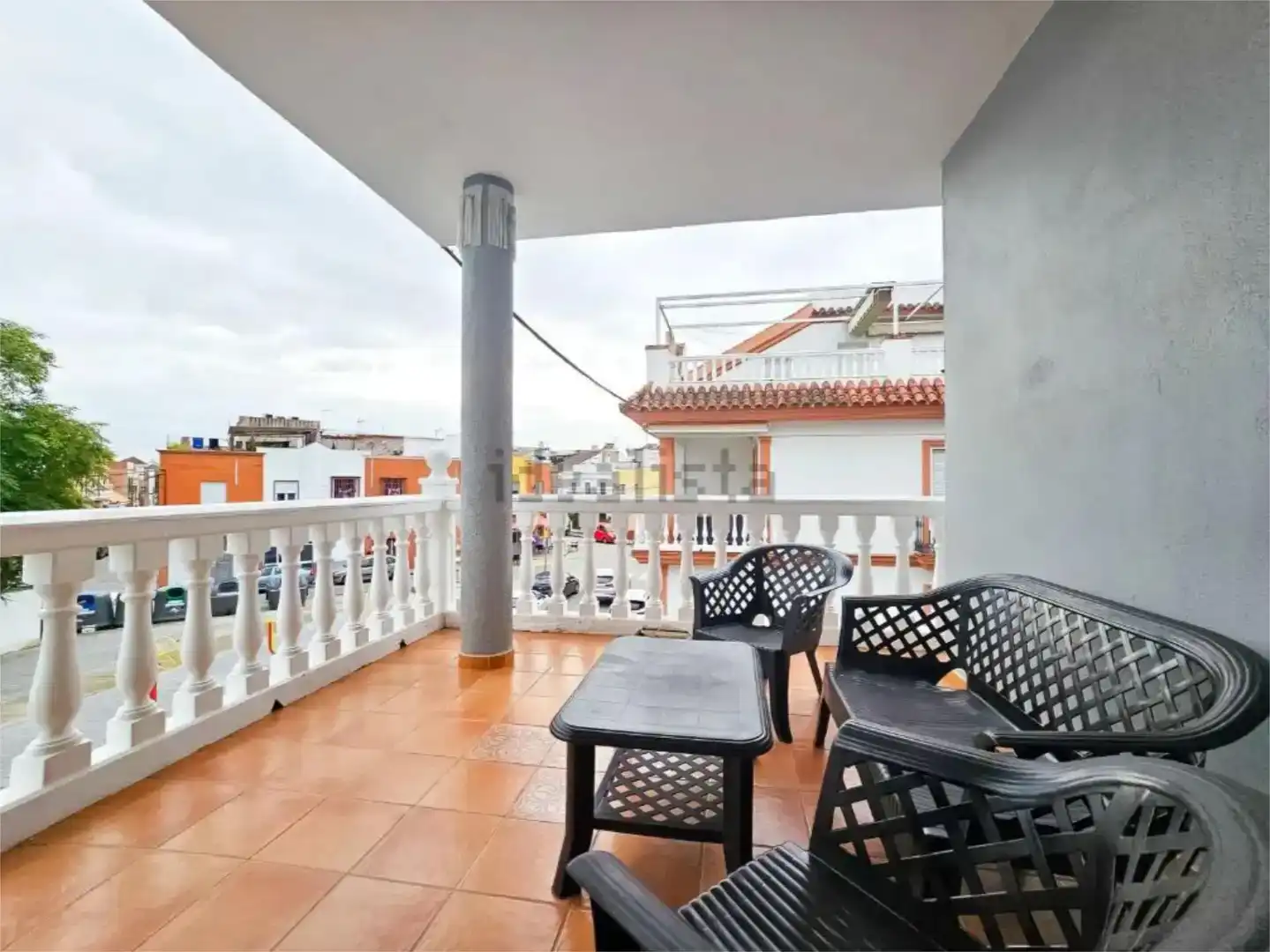 Terraza de Piso en venta en La Algaba con Aire acondicionado, Trastero y Amueblado
