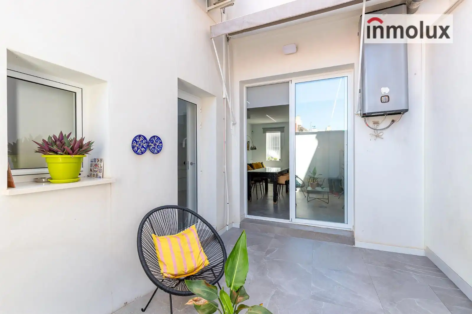 Terraza de Casa adosada en venta en Alicante / Alacant con Aire acondicionado, Calefacción y Terraza